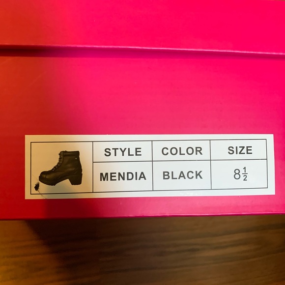 Catherine Malandrino Mendia Lace-Up Combat Boot - Picture 8 of 8